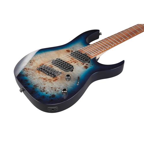 Ibanez RGMS7PB 7 String Multi Scale Cosmic Blue Star Burst Ibanez RGMS7PB 7 String Multi Scale Cosmic Blue Star Burst