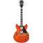 Ibanez AS73 AS Transparent Tangerine Flat Front View