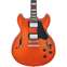 Ibanez AS73 AS Transparent Tangerine Flat Front View