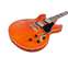 Ibanez AS73 AS Transparent Tangerine Flat Front View