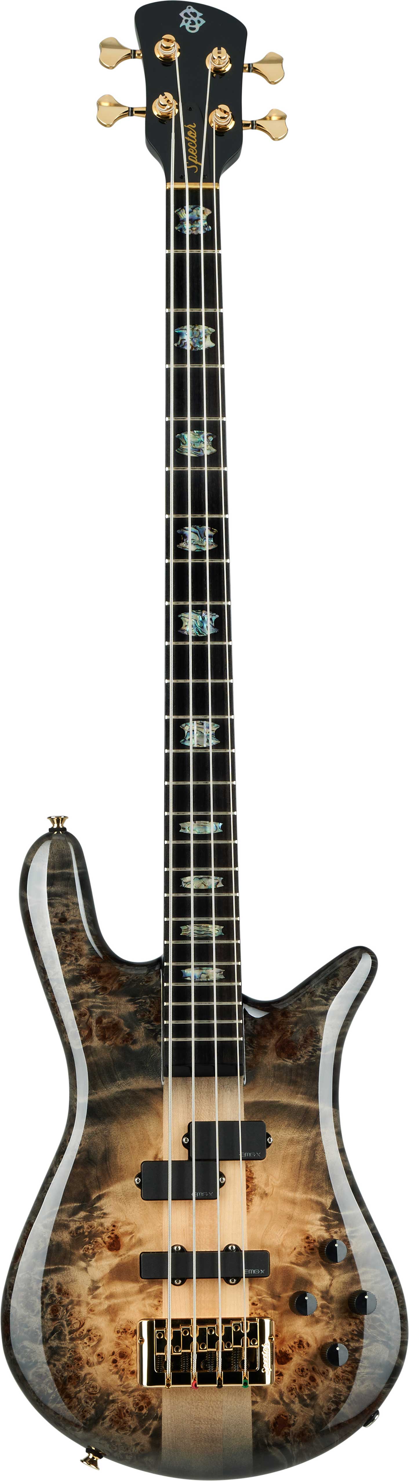 Spector Euro 4 CST Natural Black Burst Gloss