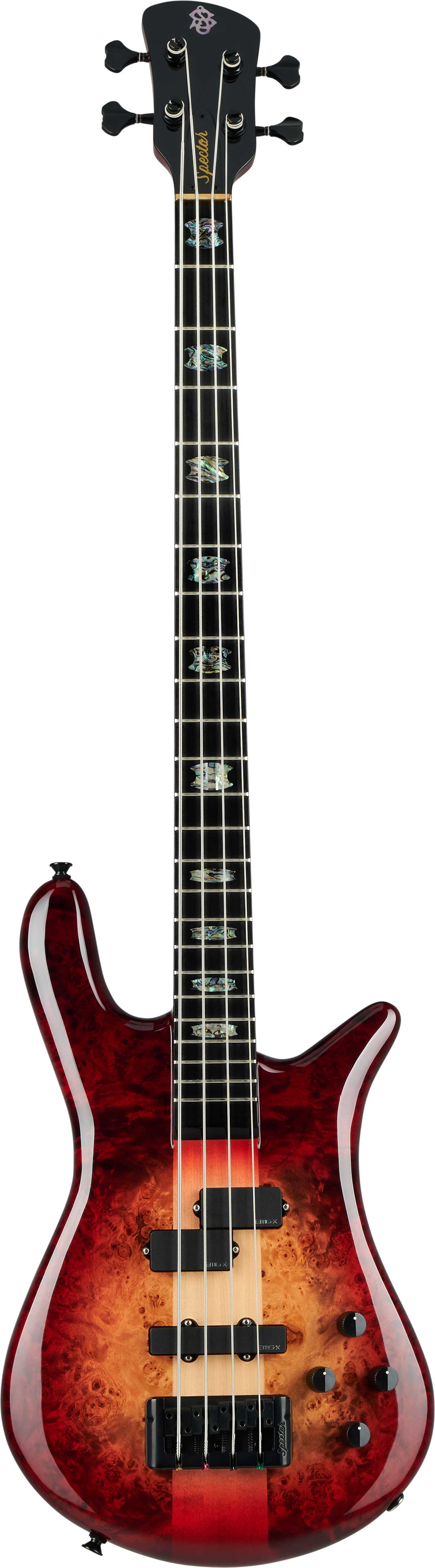 Spector Euro 4 CST Natural Red Burst Gloss