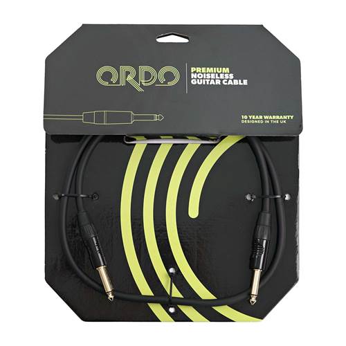 Ordo C-IC3-1-1J-1J 3ft/1m Premium Guitar Cable with Rean by Neutrik Connectors Ordo C-IC3-1-1J-1J 3ft/1m Premium Guitar Cable with Rean by Neutrik Connectors