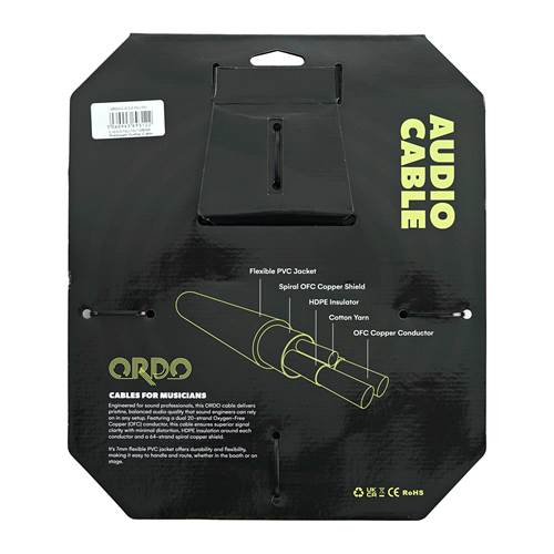 Ordo C-IC3-3-1SJ-1SJ 10ft/3m Premium Audio Cable with Rean by Neutrik Connectors Ordo C-IC3-3-1SJ-1SJ 10ft/3m Premium Audio Cable with Rean by Neutrik Connectors