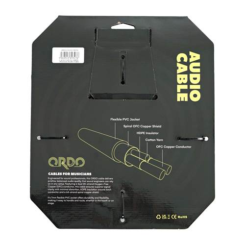 Ordo C-AC3-3-1XM-1SJ 10ft/3m Premium Audio Cable with Rean by Neutrik Connectors Ordo C-AC3-3-1XM-1SJ 10ft/3m Premium Audio Cable with Rean by Neutrik Connectors