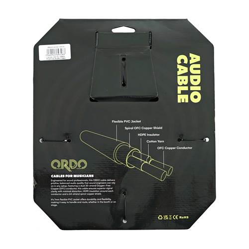 Ordo C-AC3-5-1XM-1SJ 15ft/5m Premium Audio Cable with Rean by Neutrik Connectors Ordo C-AC3-5-1XM-1SJ 15ft/5m Premium Audio Cable with Rean by Neutrik Connectors