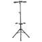 Ordo S-2GTR-3 Deluxe Tripod Triple Guitar Stand Front View