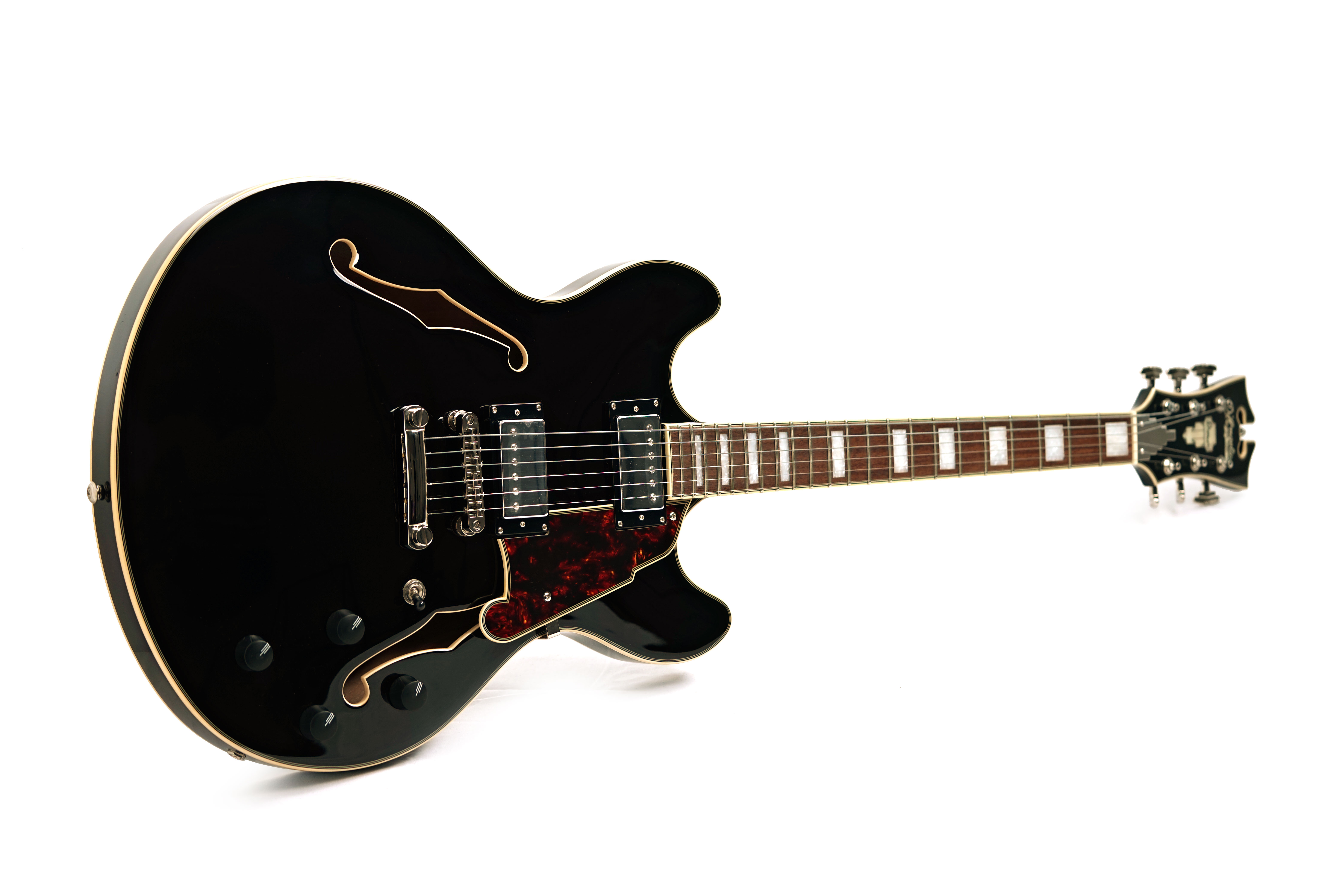 D'Angelico Premier DC Black (Ex-Demo) #WN2407513