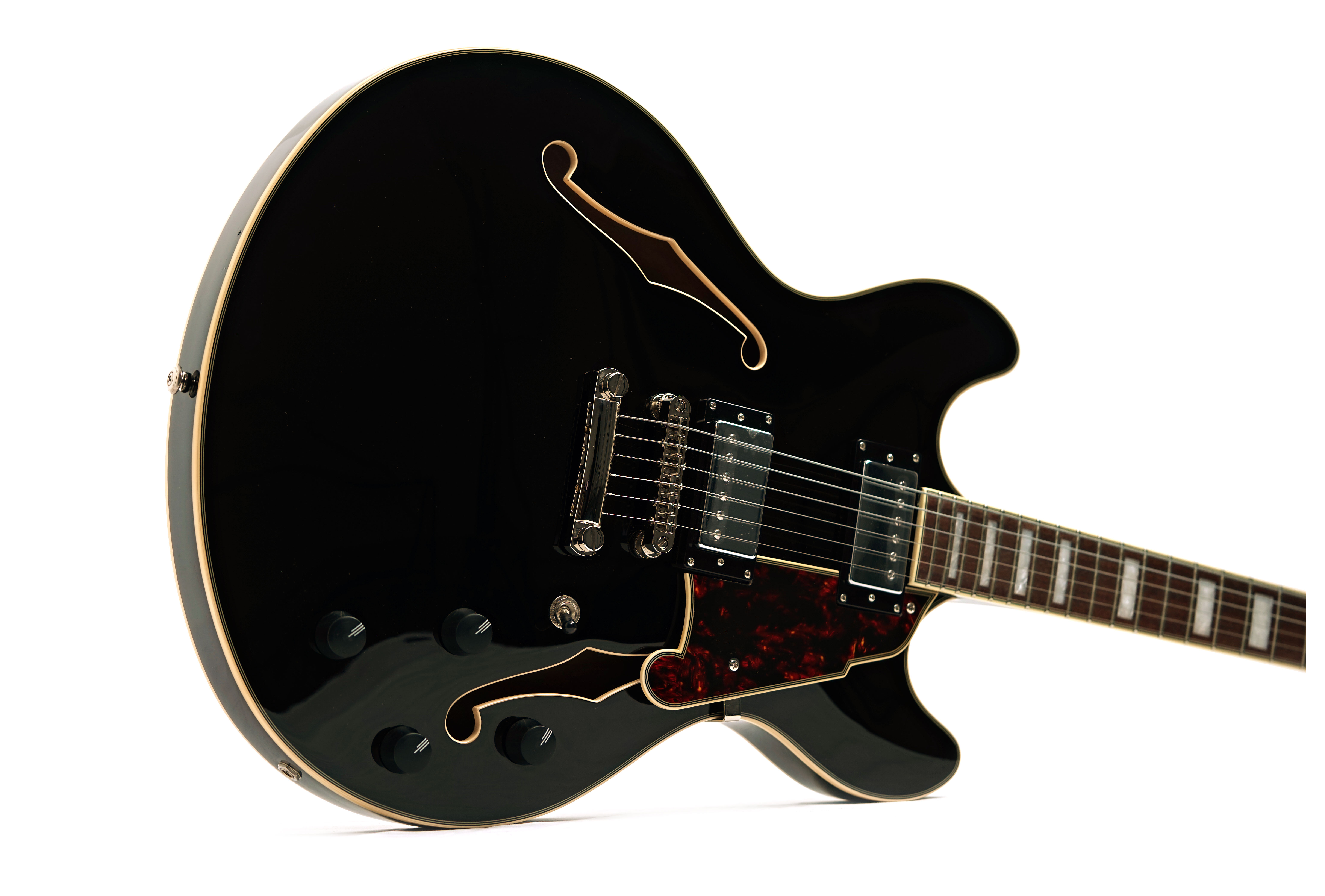 D'Angelico Premier DC Black (Ex-Demo) #WN2407513