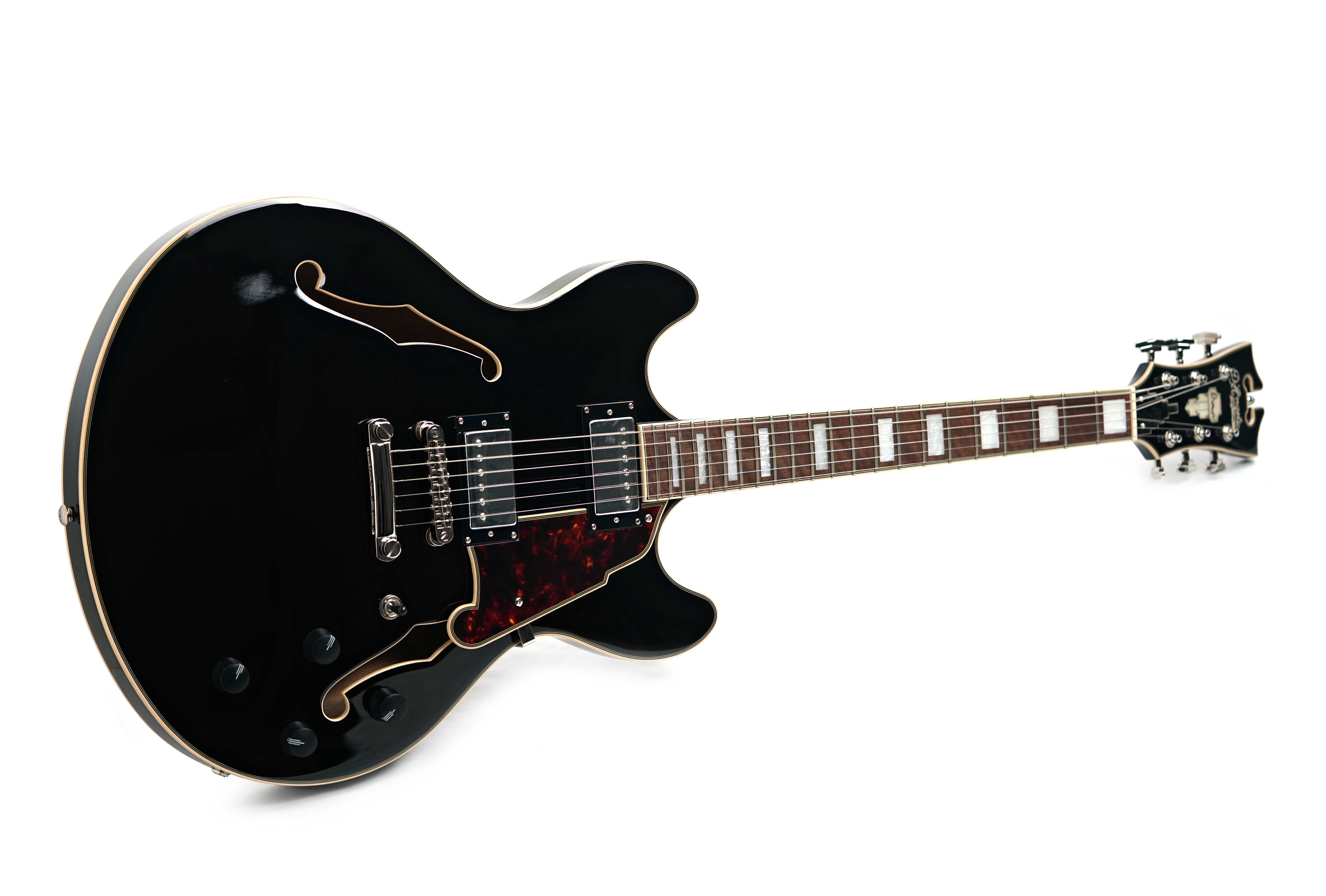 D'Angelico Premier DC Black (Ex-Demo) #WN2407535