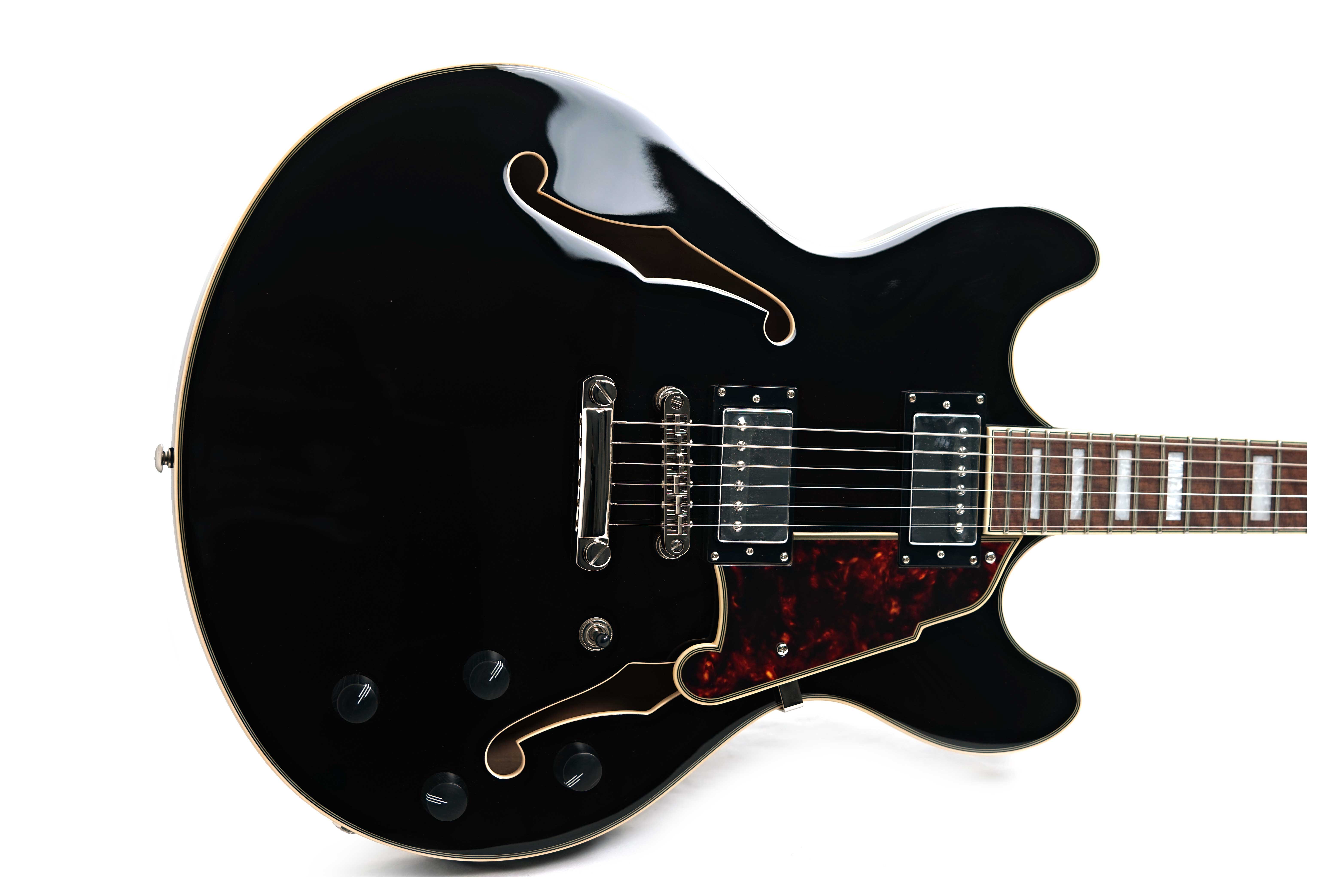 D'Angelico Premier DC Black (Ex-Demo) #WN2407535