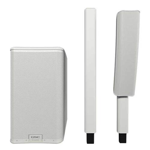 QSC KC12-WH 3000W Active 3-Way Column Loudspeaker System White QSC KC12-WH 3000W Active 3-Way Column Loudspeaker System White
