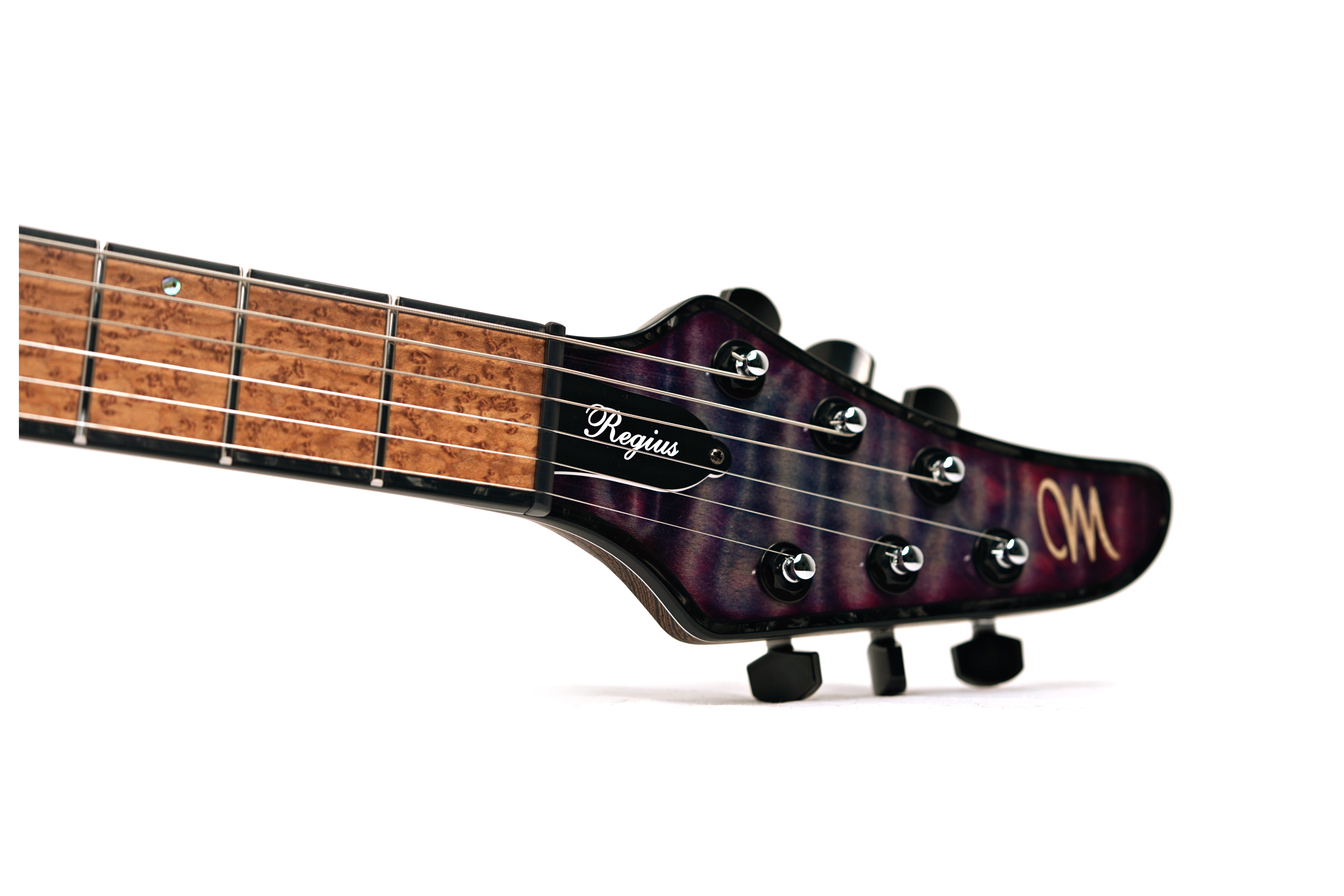 Mayones Regius 6 Quilted Maple 5A Top, Master Grade Birdseye Maple Fretboard, Beyond Purple #RF2604276