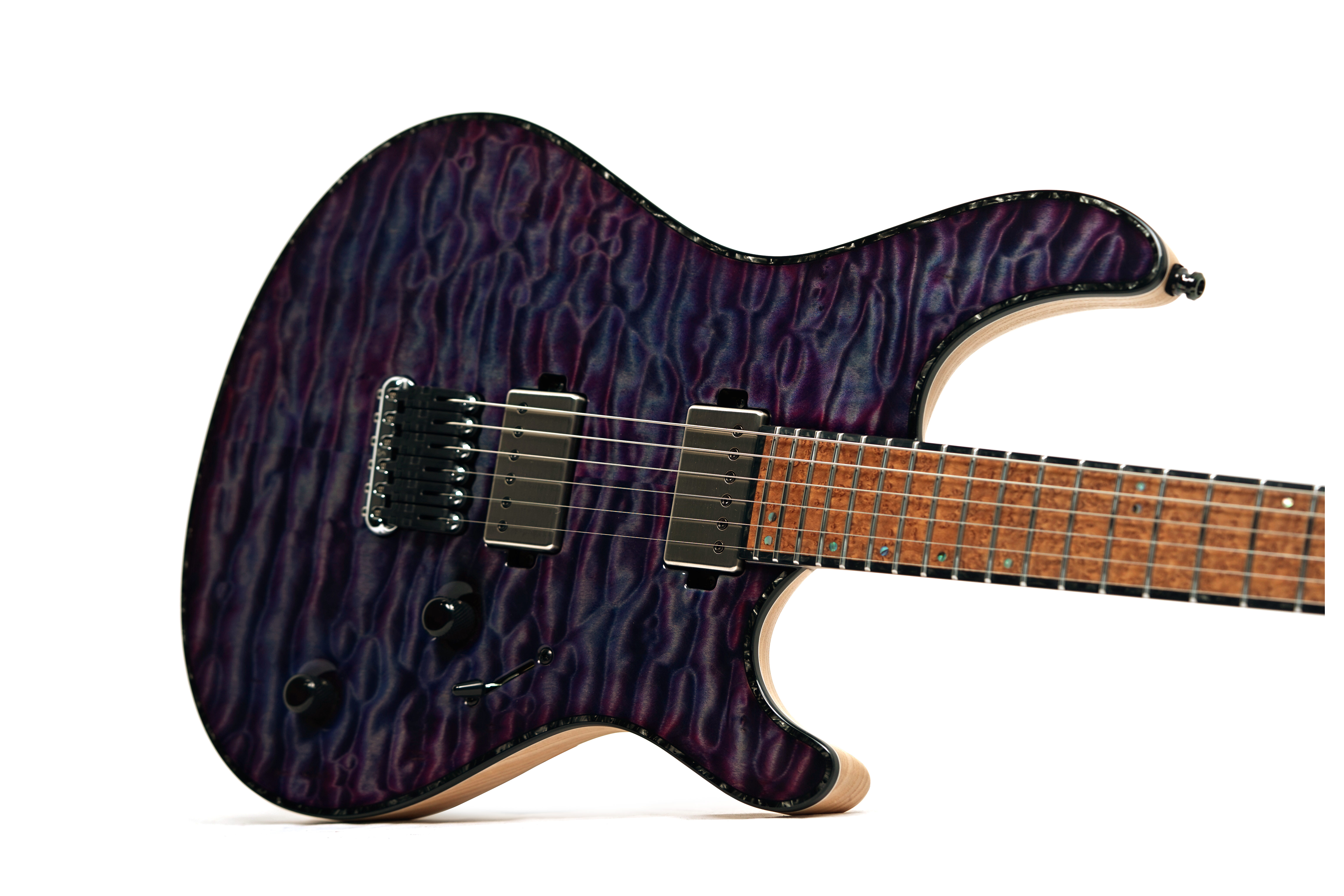Mayones Regius 6 Quilted Maple 5A Top, Master Grade Birdseye Maple Fretboard, Beyond Purple #RF2604276