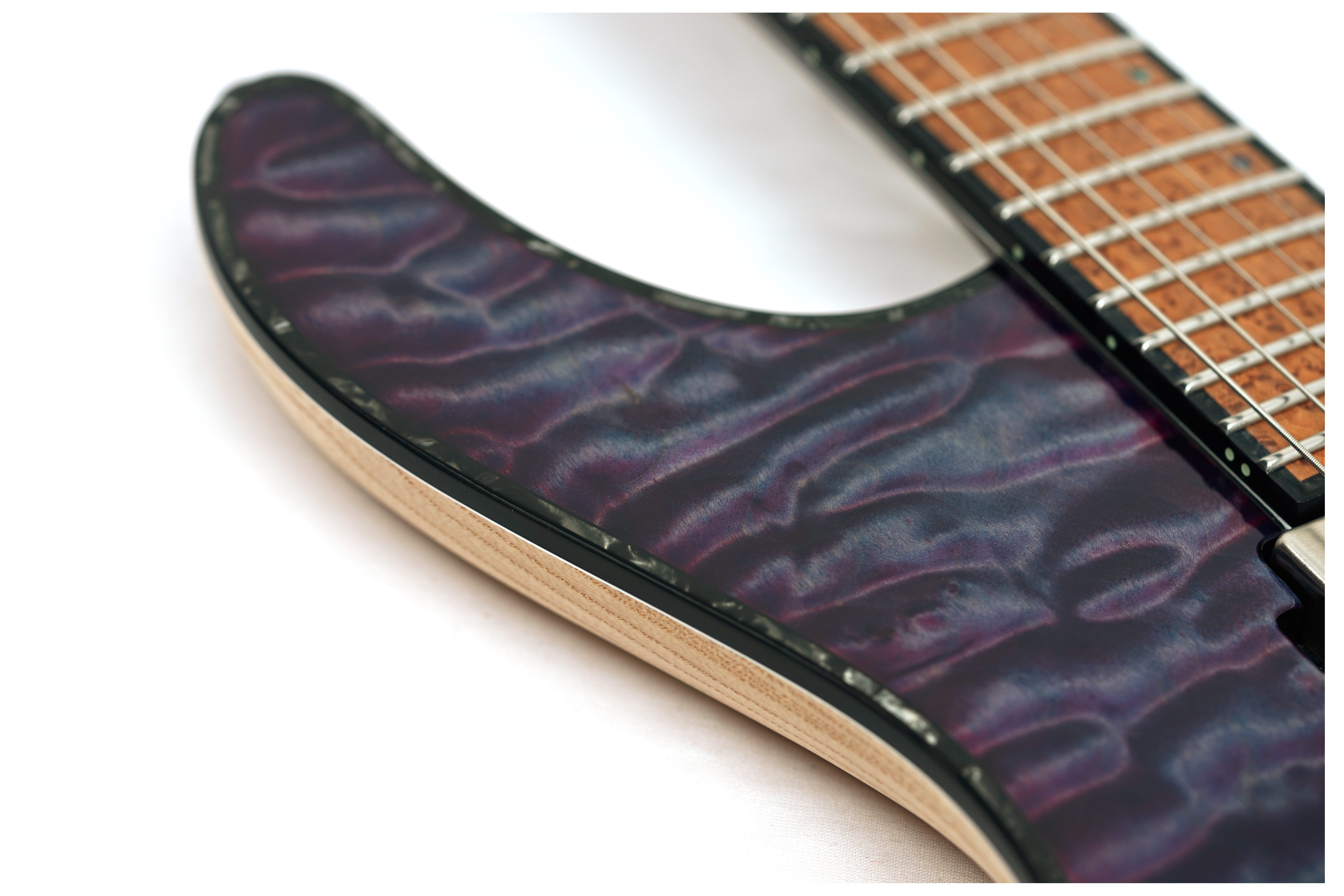Mayones Regius 6 Quilted Maple 5A Top, Master Grade Birdseye Maple Fretboard, Beyond Purple #RF2604276
