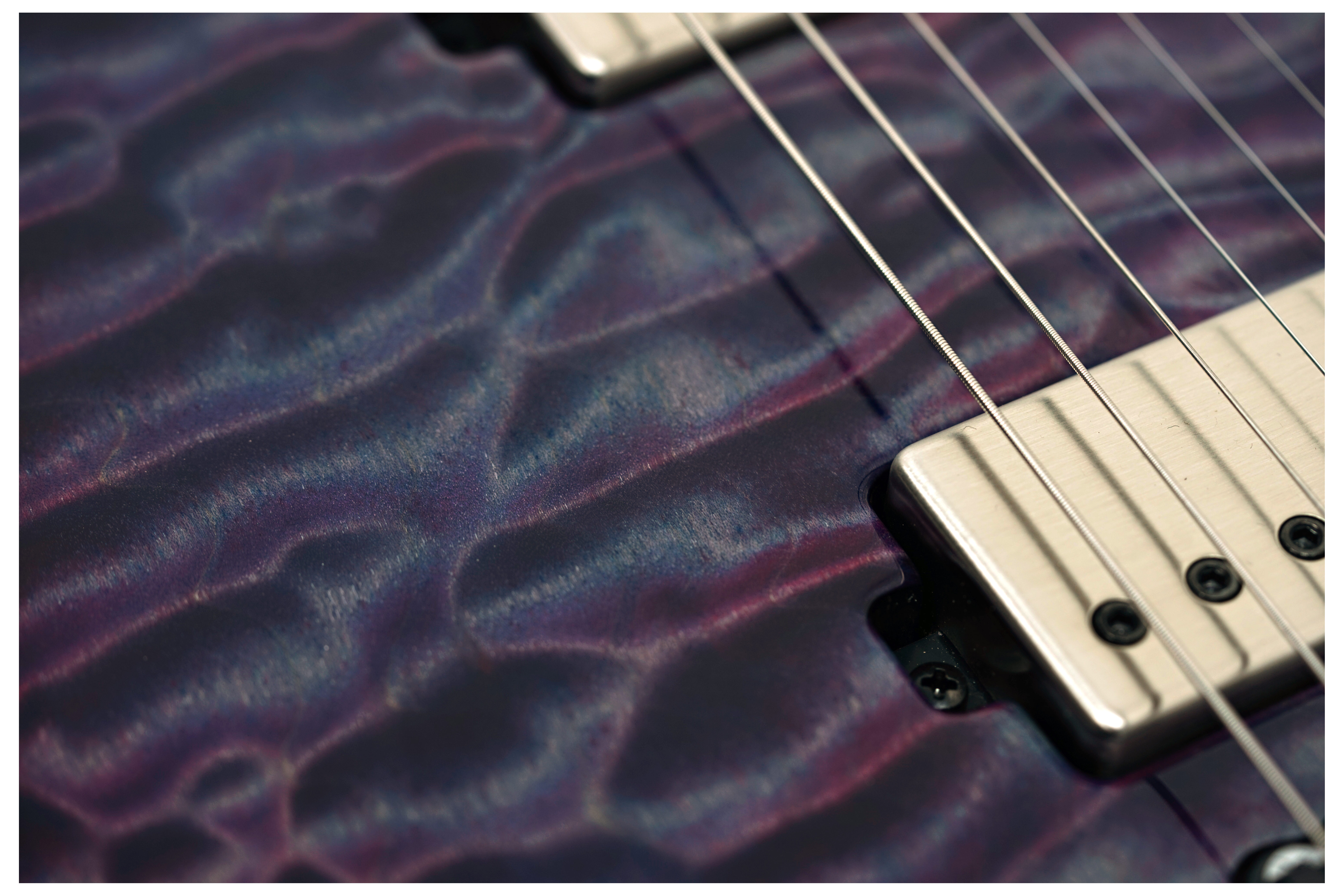 Mayones Regius 6 Quilted Maple 5A Top, Master Grade Birdseye Maple Fretboard, Beyond Purple #RF2604276