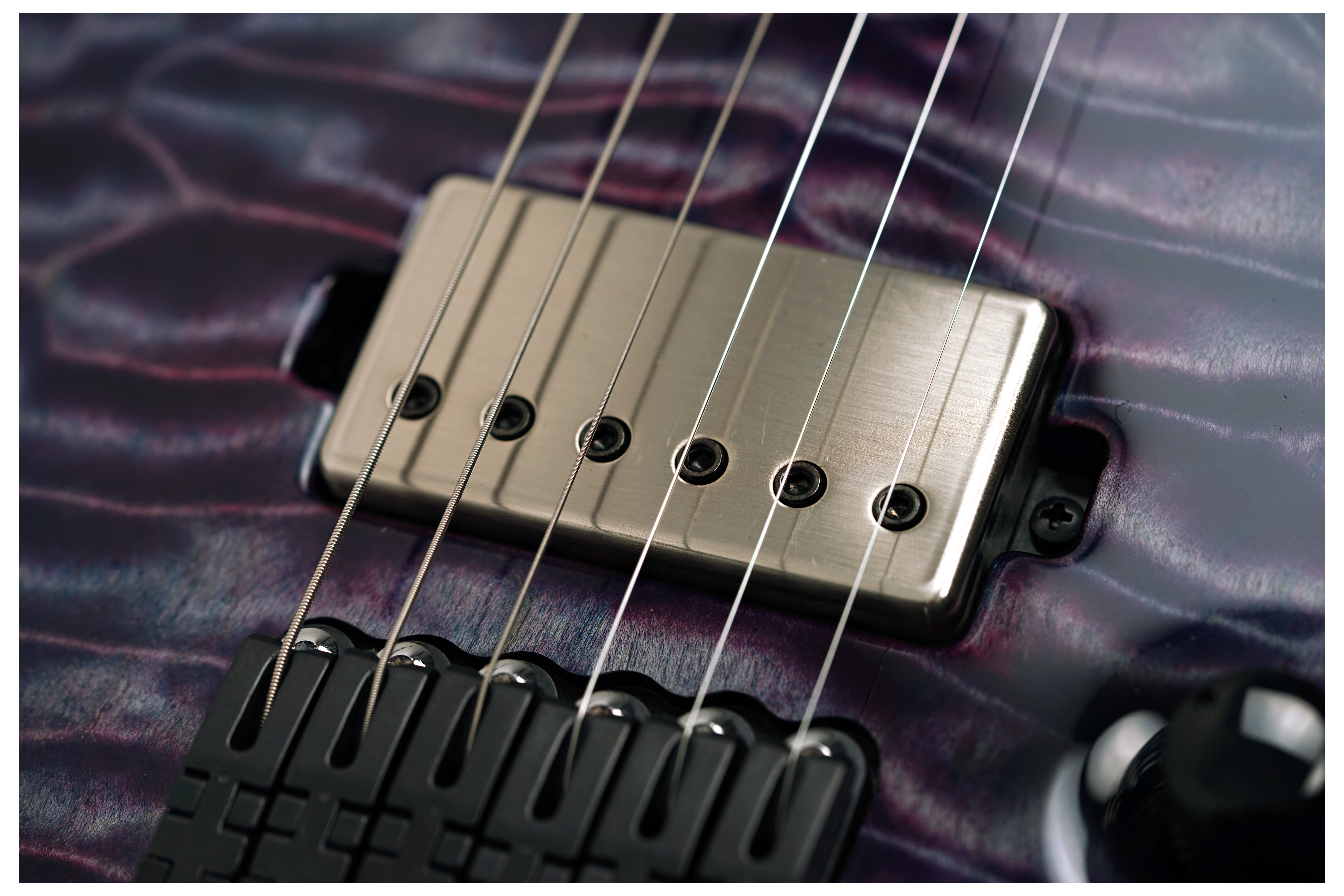 Mayones Regius 6 Quilted Maple 5A Top, Master Grade Birdseye Maple Fretboard, Beyond Purple #RF2604276