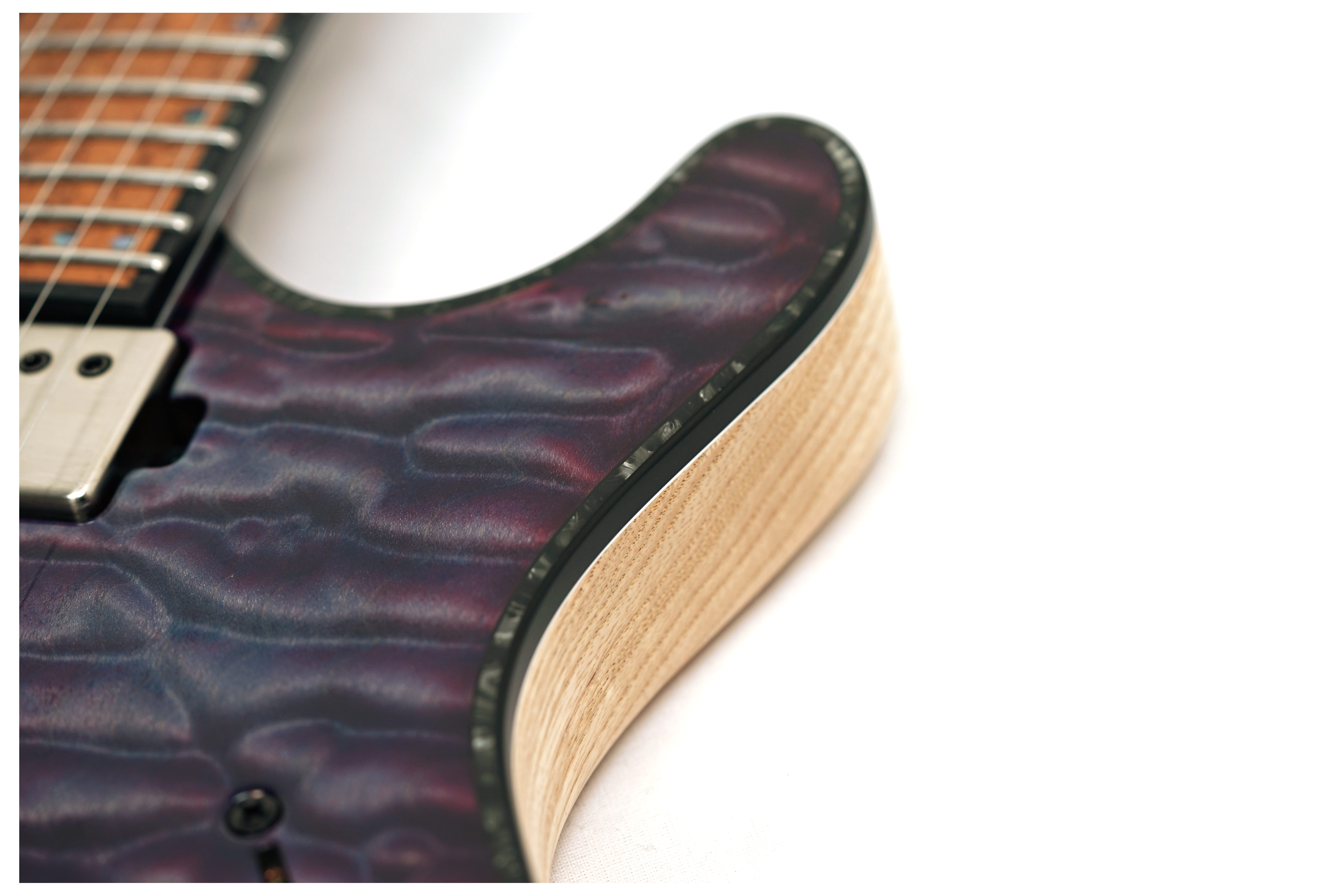Mayones Regius 6 Quilted Maple 5A Top, Master Grade Birdseye Maple Fretboard, Beyond Purple #RF2604276
