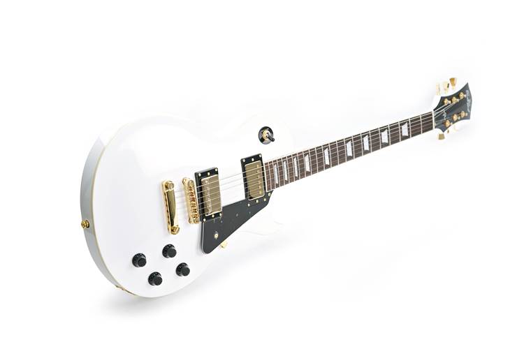 EastCoast Electric L1-WH-GH White With Gold Hardware Rosewood Fingerboard EastCoast Electric L1-WH-GH White With Gold Hardware Rosewood Fingerboard