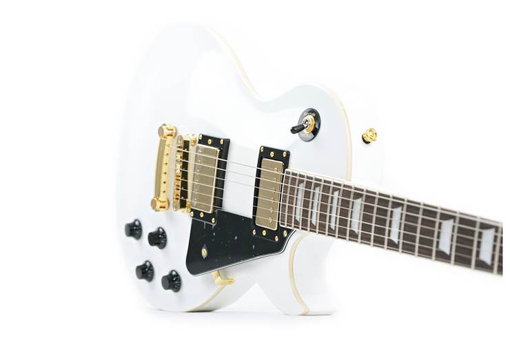 EastCoast Electric L1-WH-GH White With Gold Hardware Rosewood Fingerboard EastCoast Electric L1-WH-GH White With Gold Hardware Rosewood Fingerboard