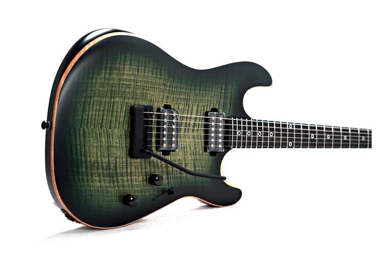 Music Man Rabea Massaad Sabre HH Emerald Hill Ebony Fingerboard #S12046 Music Man Rabea Massaad Sabre HH Emerald Hill Ebony Fingerboard #S12046