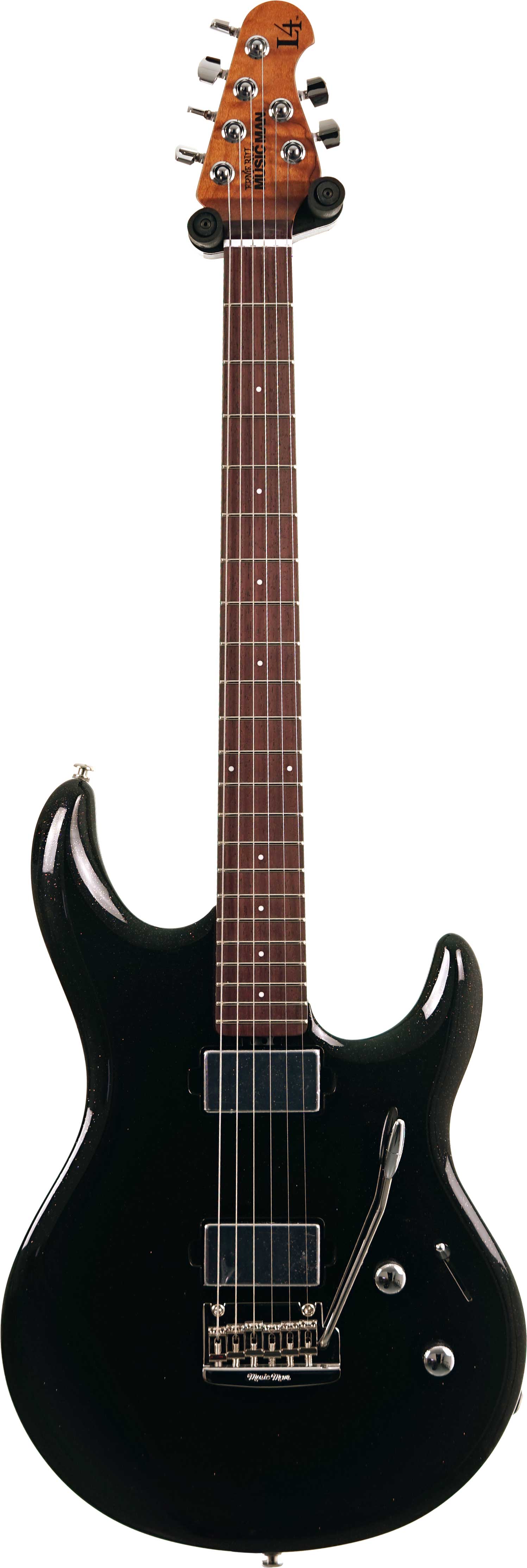 Music Man Luke 4 HH Black Sparkle Rosewood Fingerboard #H10554
