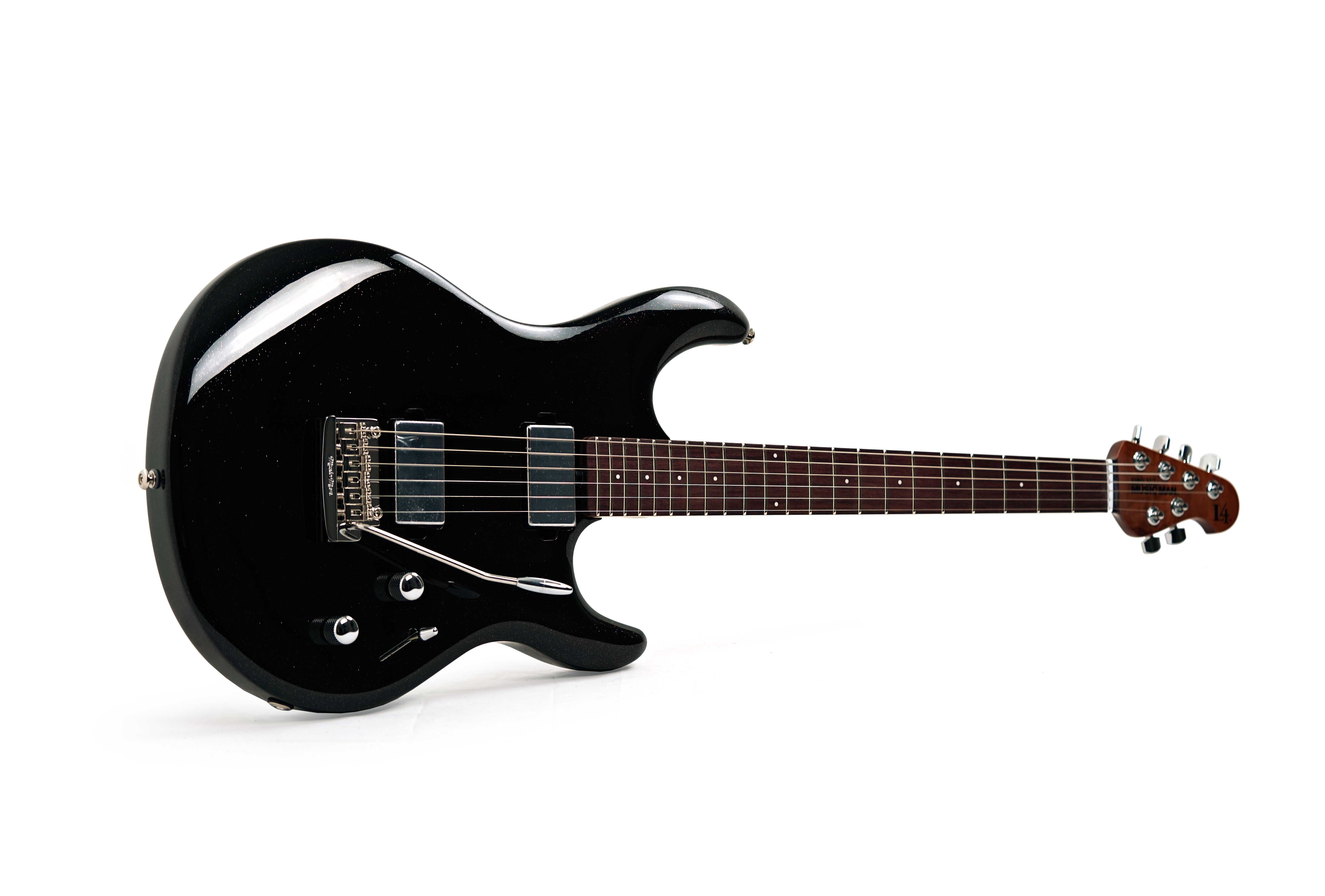 Music Man Luke 4 HH Black Sparkle Rosewood Fingerboard #H10554