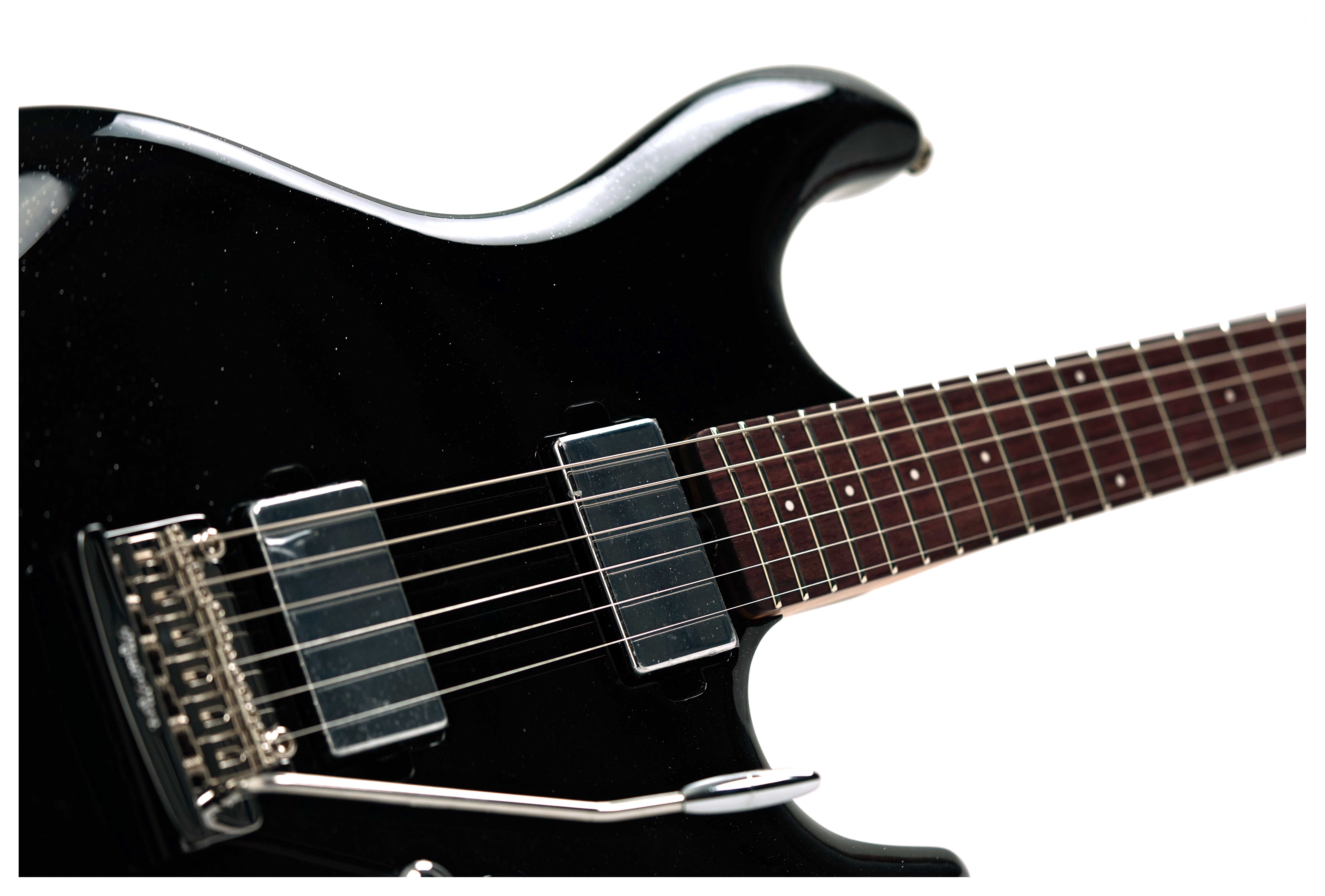 Music Man Luke 4 HH Black Sparkle Rosewood Fingerboard #H10554