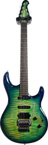 Music Man BFR Luke 4 HSS Floyd Rose Green Tide Ebony Fingerboard #D01384 Music Man BFR Luke 4 HSS Floyd Rose Green Tide Ebony Fingerboard #D01384