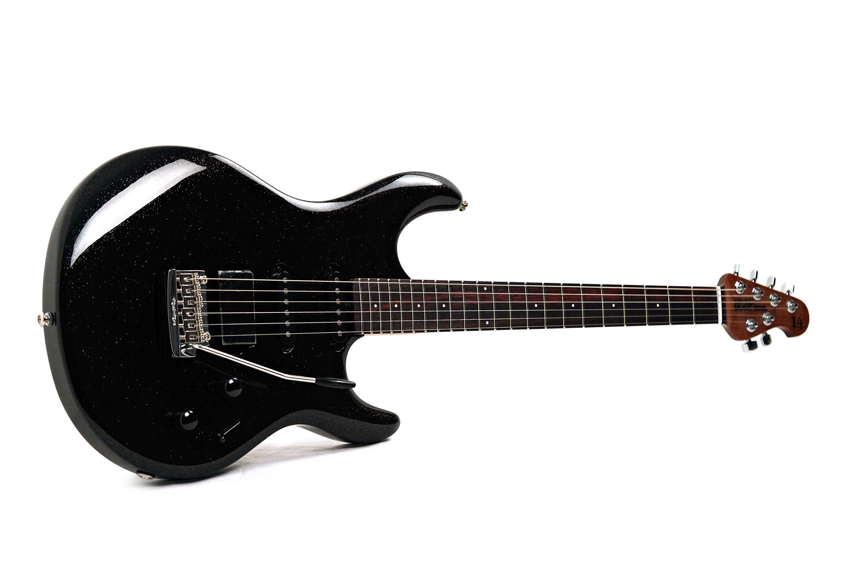 Music Man Luke 4 HSS Black Sparkle Rosewood Fingerboard #H10901