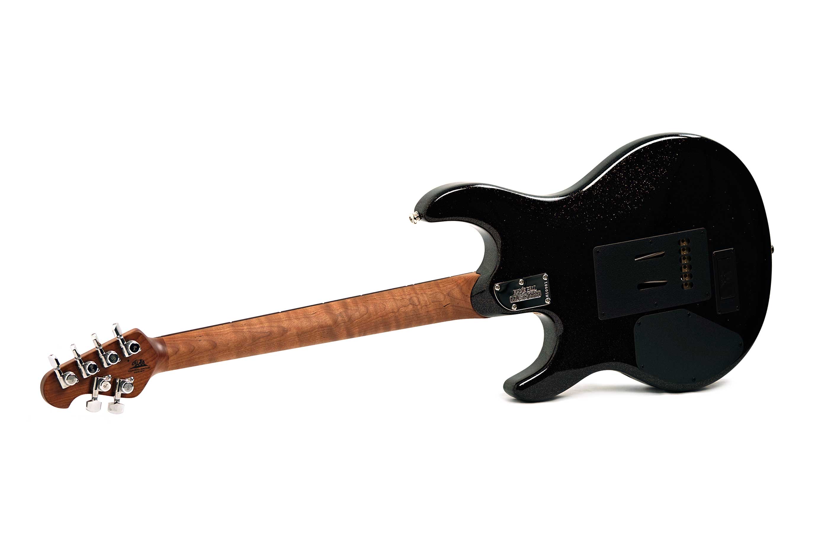 Music Man Luke 4 HSS Black Sparkle Rosewood Fingerboard #H10901