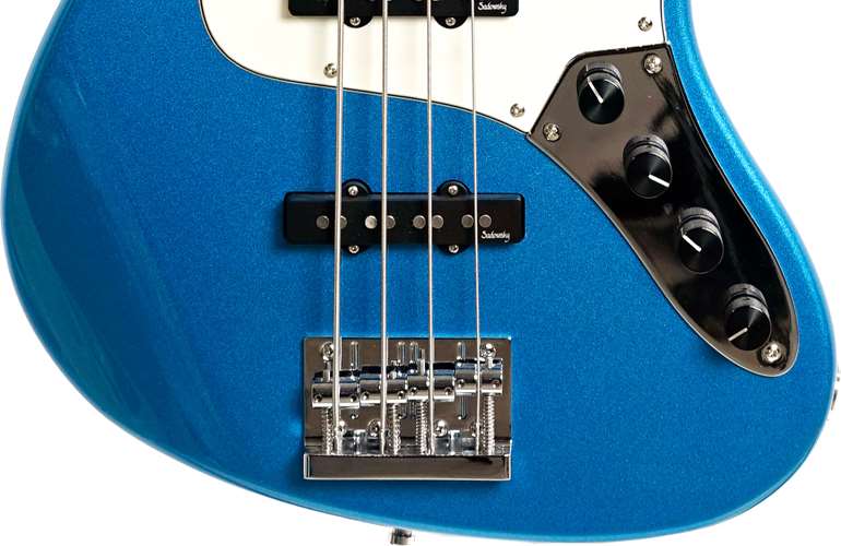 Sadowsky MetroExpress Standard JJ Ice Blue Metallic Morado Fingerboard Sadowsky MetroExpress Standard JJ Ice Blue Metallic Morado Fingerboard