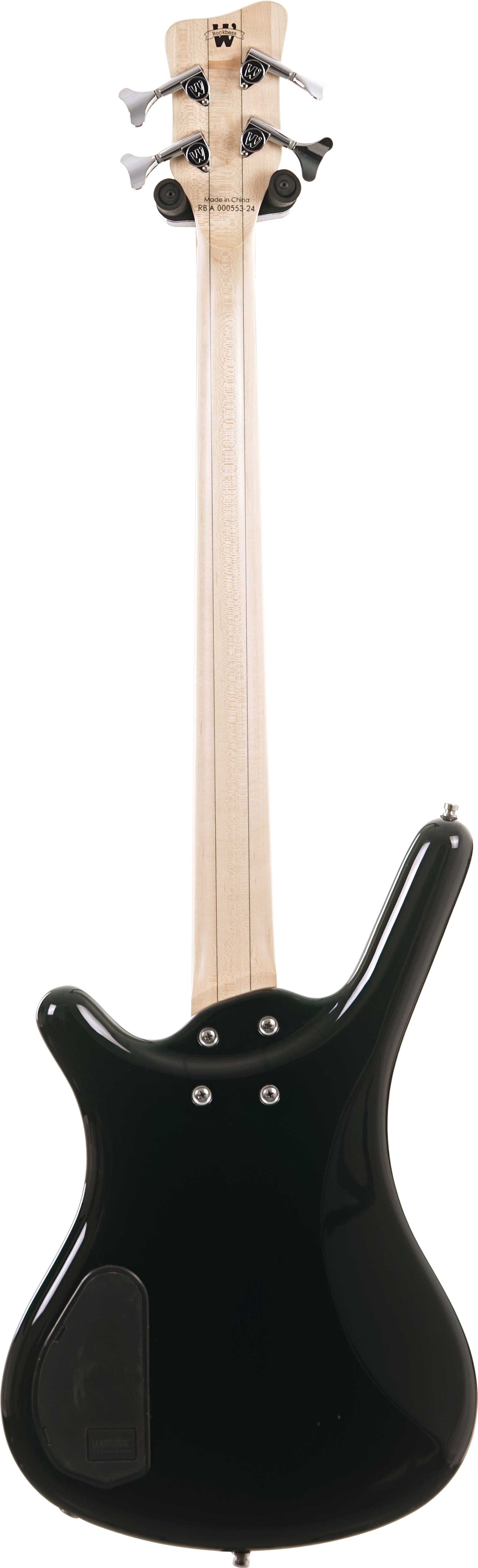 Rockbass Corvette Basic 4 Short Scale Solid Black (Ex-Demo) #RBA000553-24