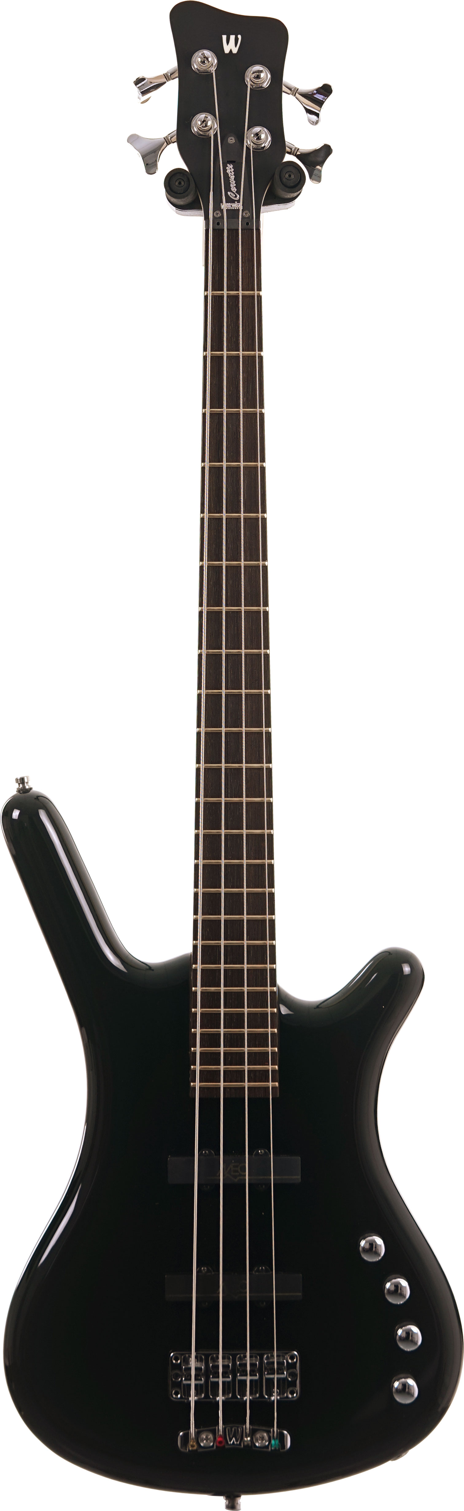 Rockbass Corvette Basic 4 Short Scale Solid Black (Ex-Demo) #RBA000553-24