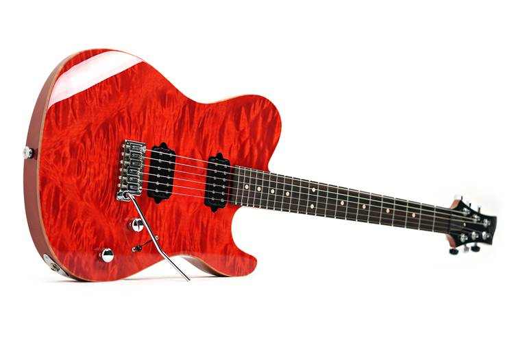 Suhr Oso Figured Maple Orange Stain #90311 Suhr Oso Figured Maple Orange Stain #90311