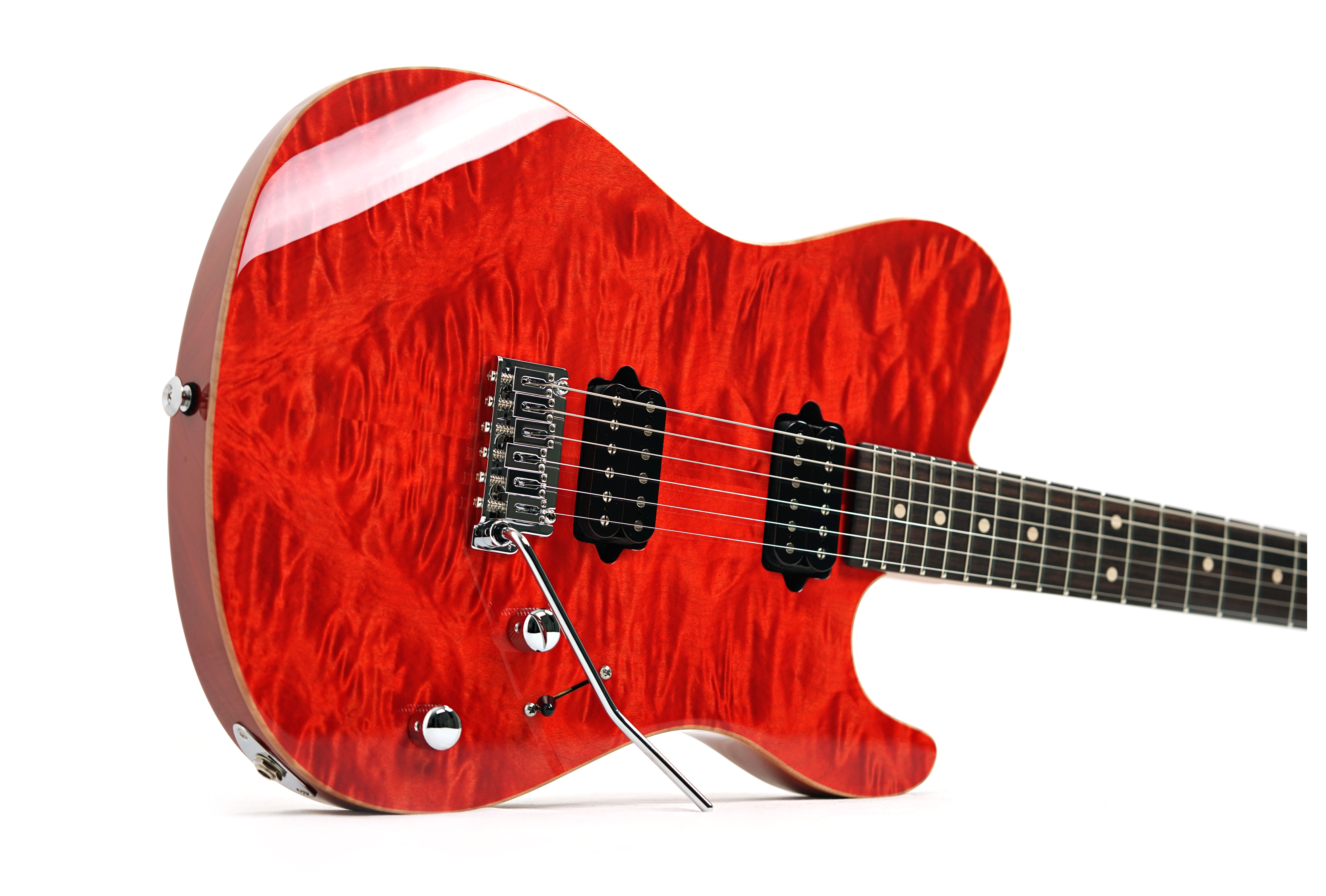 Suhr Oso Figured Maple Orange Stain #90311