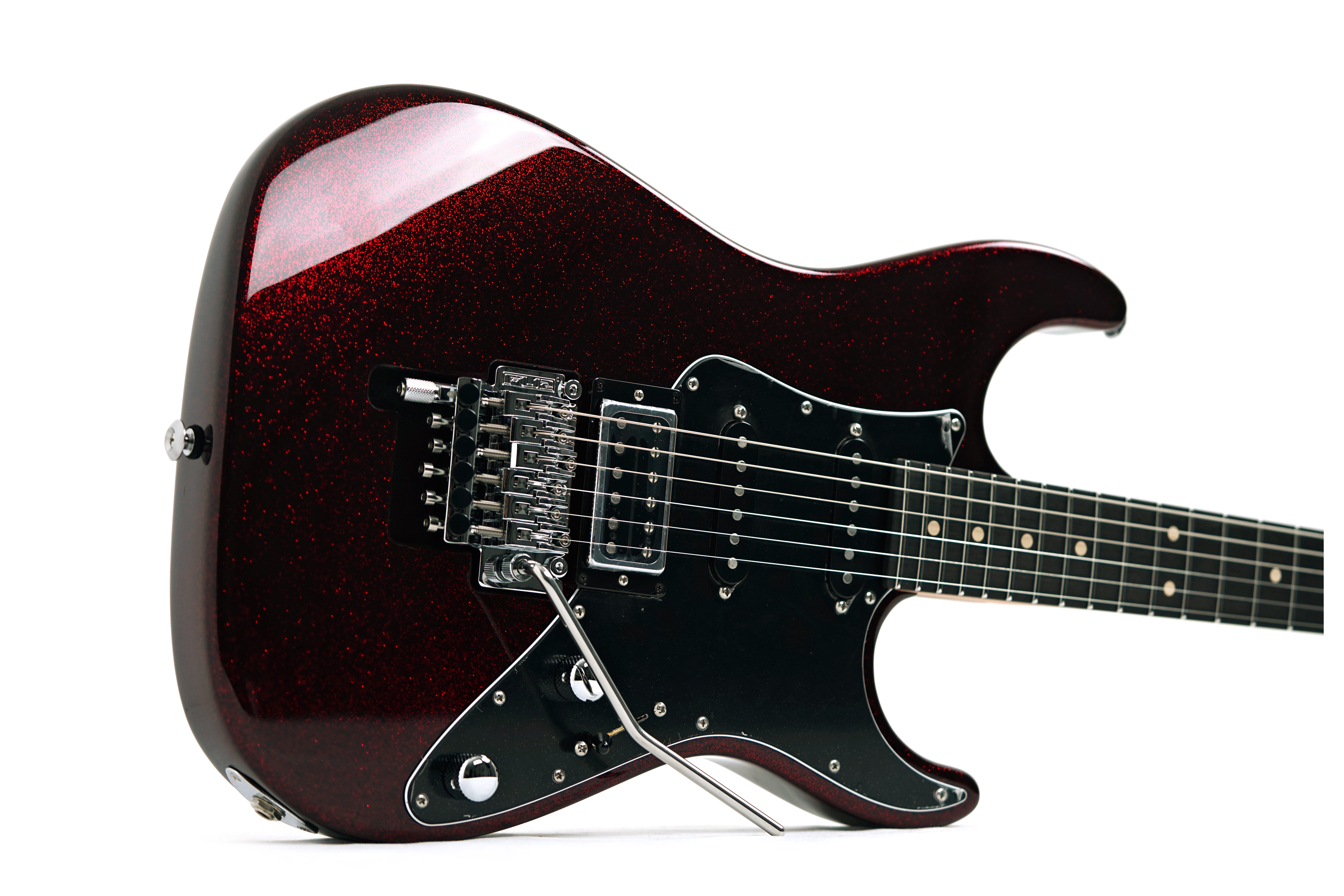 Suhr Pete Thorn Custom HSS Red Sparkle Floyd #90314