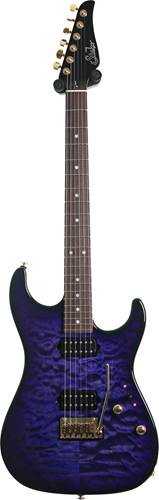 Suhr Limited Edition Standard Thin Burst Quilt Trans Purple #90309 Suhr Limited Edition Standard Thin Burst Quilt Trans Purple #90309