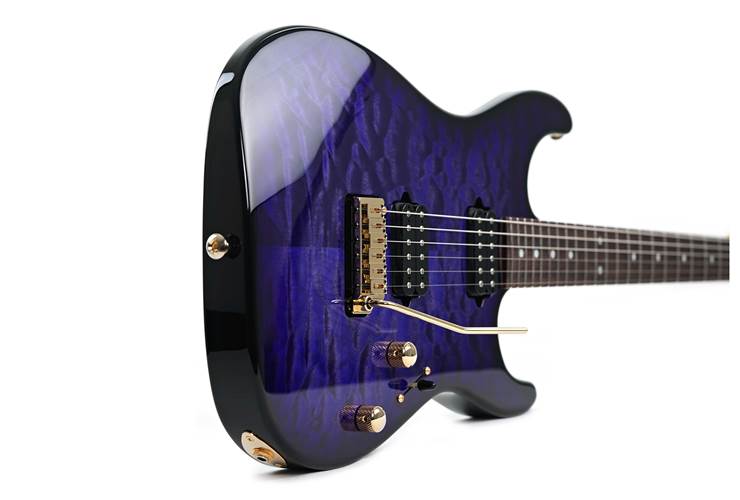 Suhr Limited Edition Standard Thin Burst Quilt Trans Purple #90309 Suhr Limited Edition Standard Thin Burst Quilt Trans Purple #90309