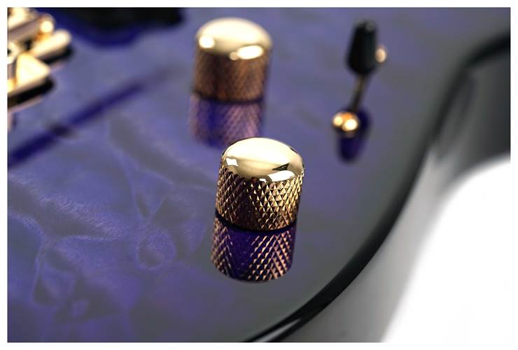 Suhr Limited Edition Standard Thin Burst Quilt Trans Purple #90309 Suhr Limited Edition Standard Thin Burst Quilt Trans Purple #90309