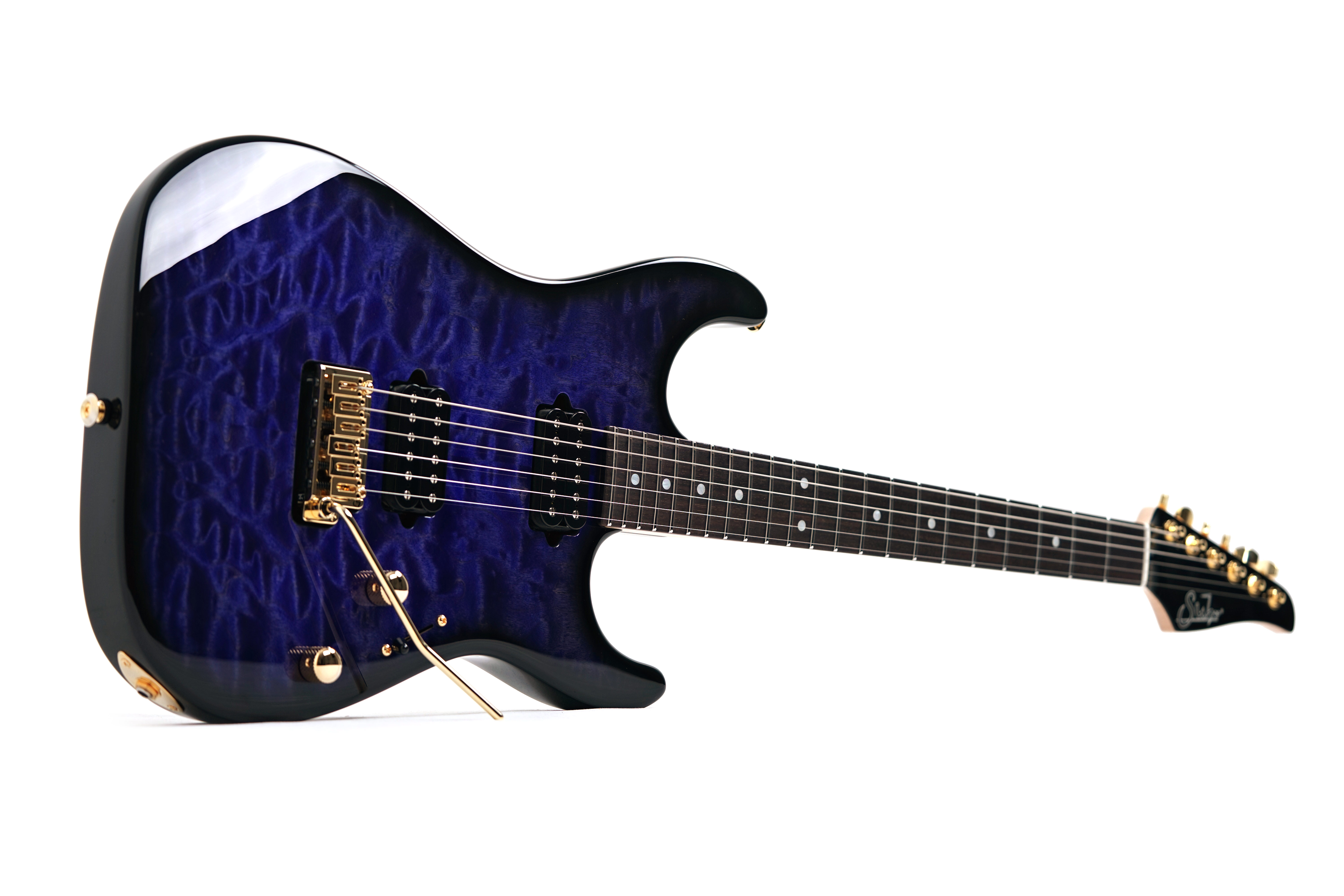 Suhr Limited Edition Standard Thin Burst Quilt Trans Purple #90131