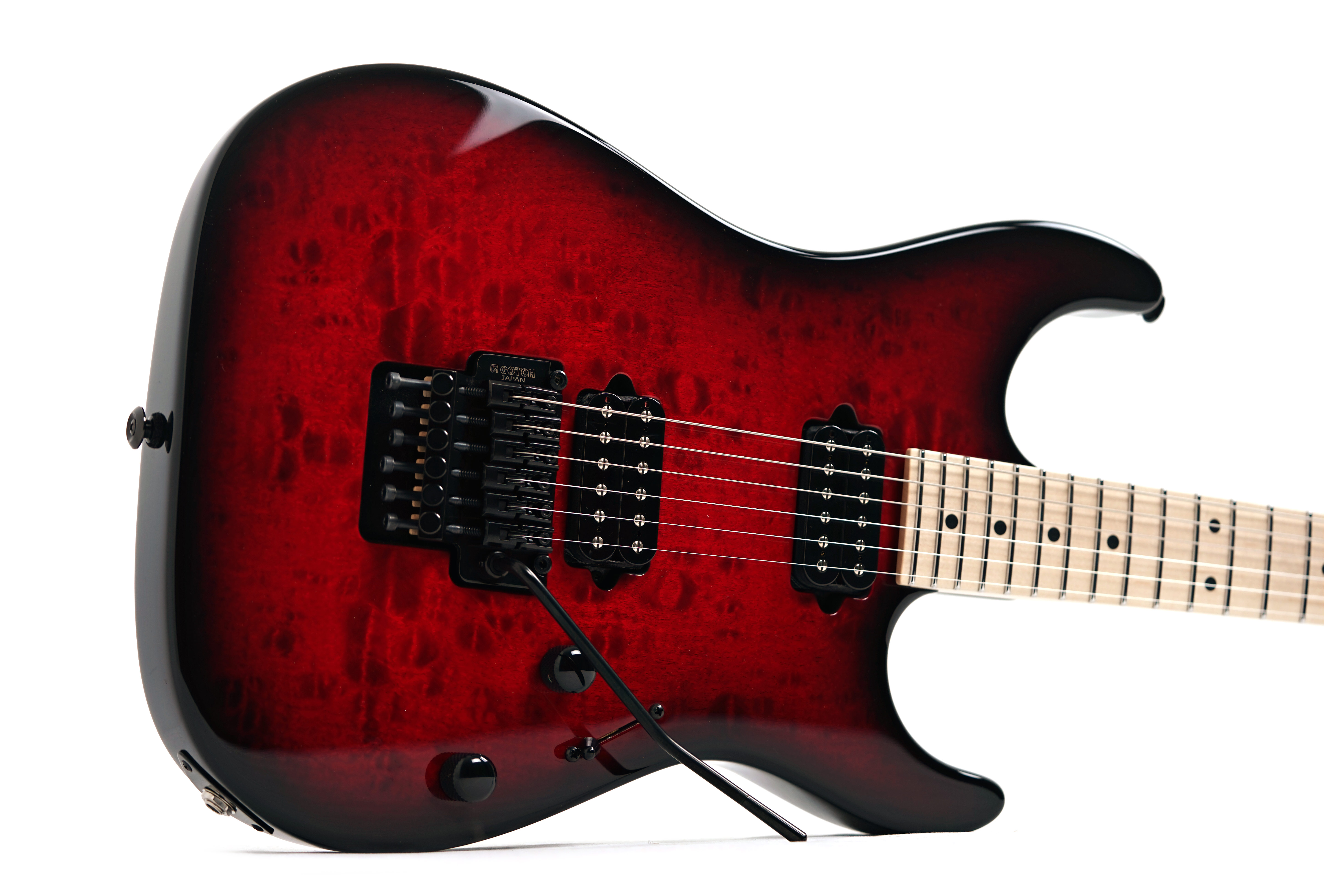 Suhr Limited Edition Standard Thin Burst Quilt Trans Red #90132