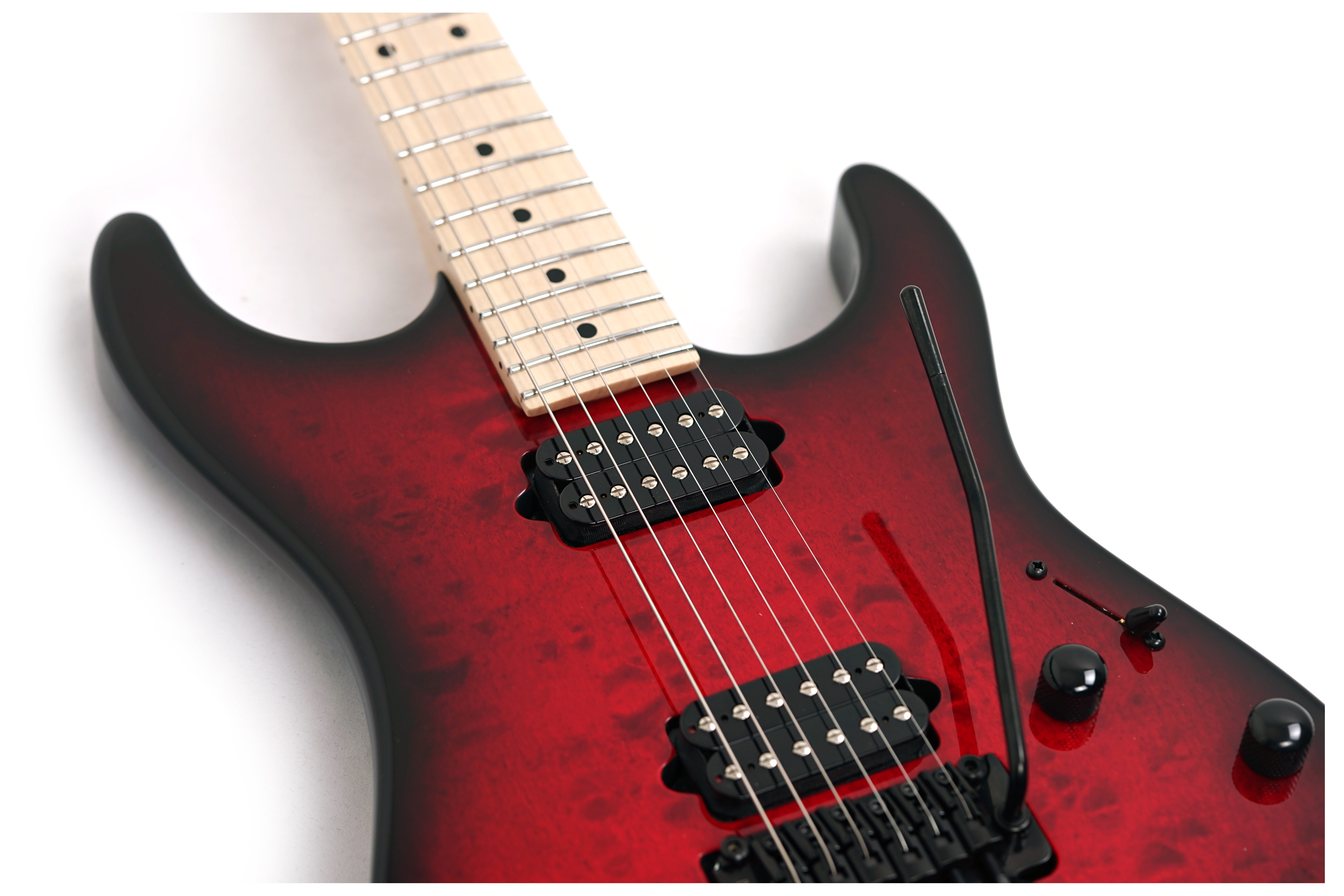 Suhr Limited Edition Standard Thin Burst Quilt Trans Red #90132