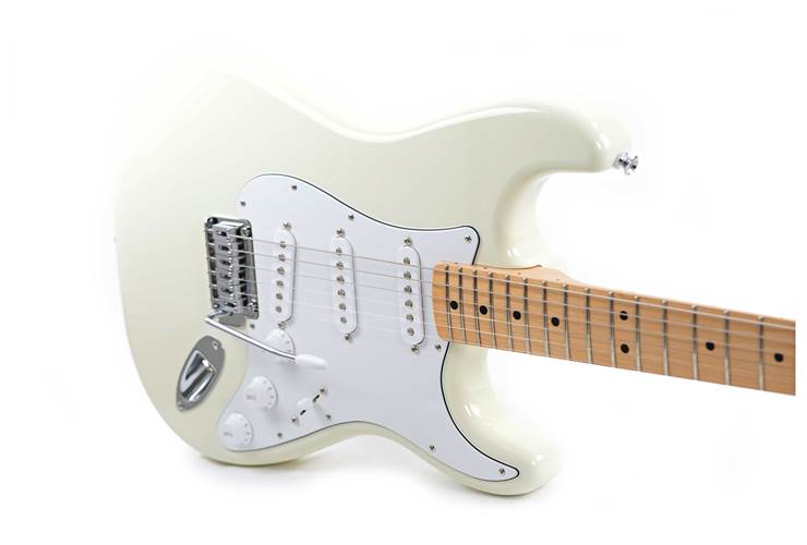 Fender Standard Stratocaster Olympic White Maple Fingerboard (Ex-Demo) #ICF24003109 Fender Standard Stratocaster Olympic White Maple Fingerboard (Ex-Demo) #ICF24003109