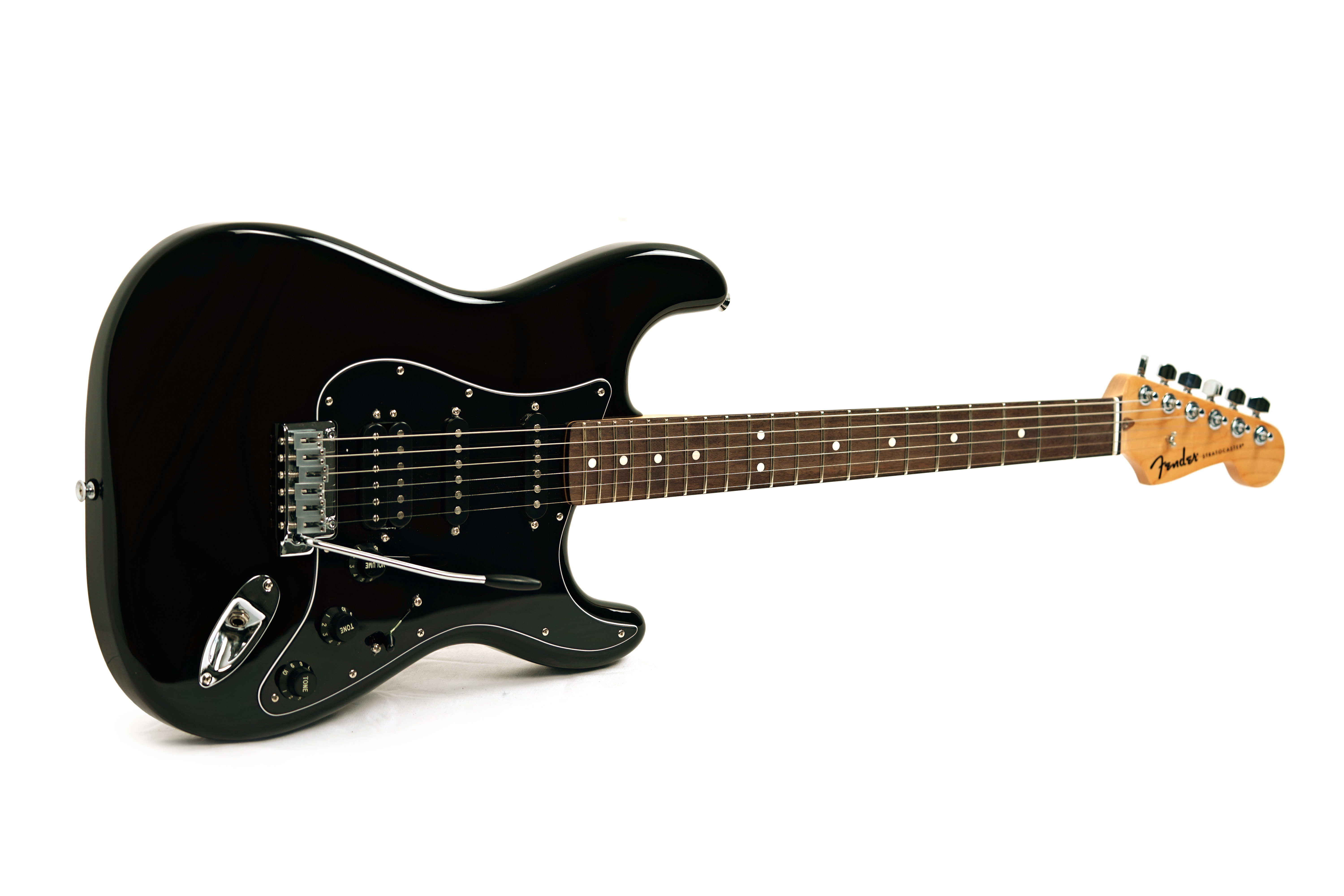 Fender Standard Stratocaster HSS Black Indian Laurel (Ex-Demo) #ICF25017287