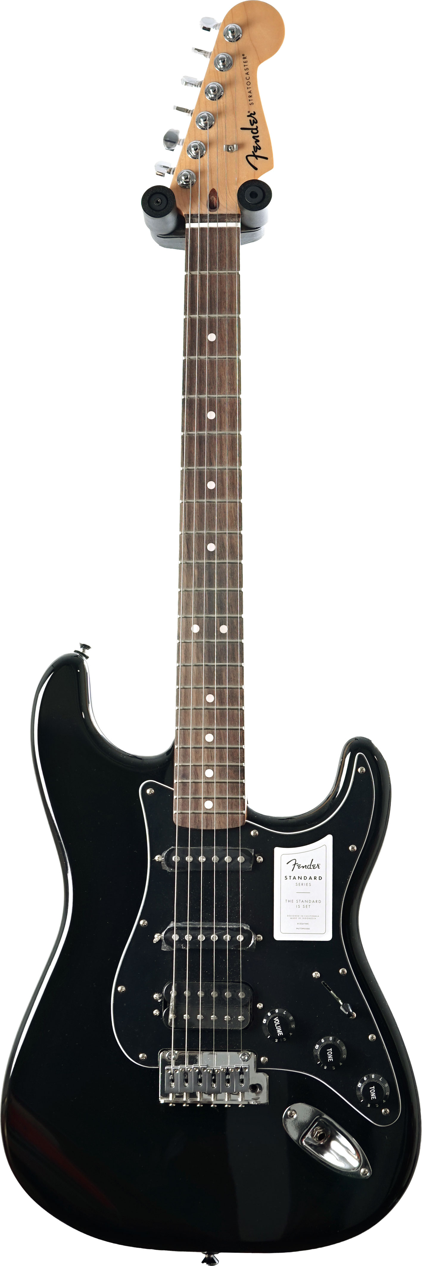 Fender Standard Stratocaster HSS Black Indian Laurel (Ex-Demo) #ICF25029589