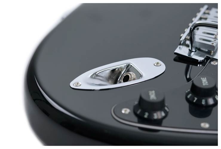 Fender Standard Stratocaster HSS Black Indian Laurel Fender Standard Stratocaster HSS Black Indian Laurel