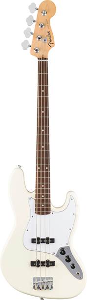 Fender Standard Jazz Bass Olympic White Indian Laurel Fingerboard