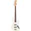 Fender Standard Jazz Bass Olympic White Indian Laurel Fingerboard Front View