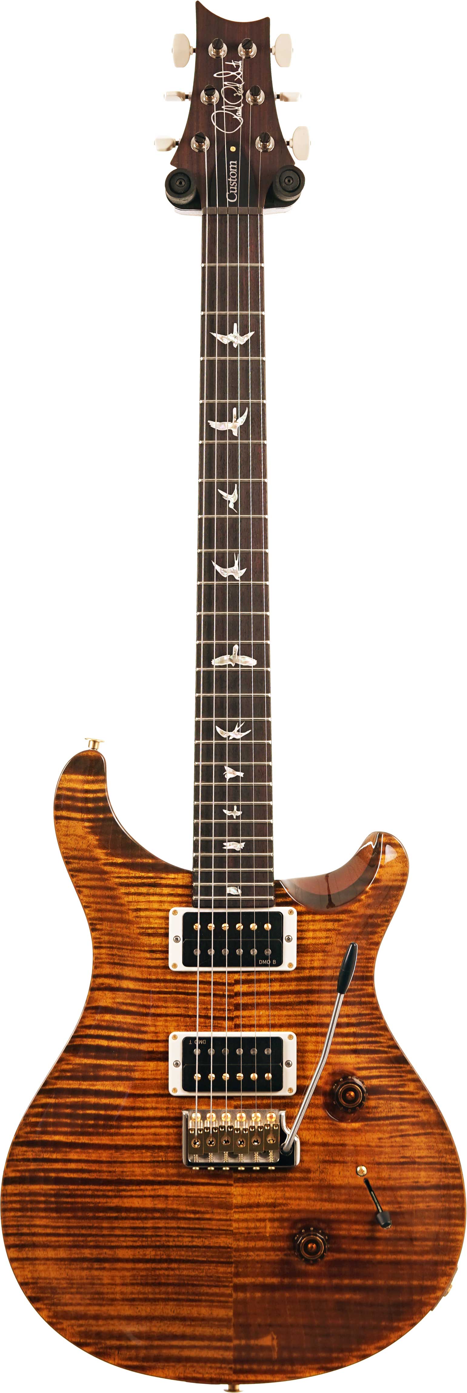 PRS Custom 24 Hand Selected 10 Top Black Gold #0424187